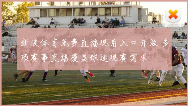 新浪体育免费直播观看入口开放 多项赛事直播覆盖球迷观赛需求